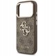 Etui Guess 4G Big 4G Classic Logo για iPhone 17 Pro Max καφέ χρυσό
