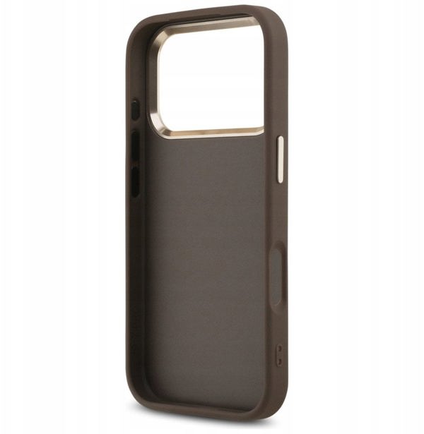Etui Guess 4G Big 4G Classic Logo για iPhone 17 Pro Max καφέ χρυσό