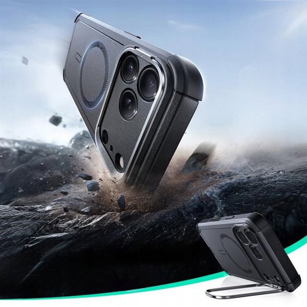 Θήκη ESR Cyber Kickstand MagSafe για Apple iPhone 17 Pro Μαύρο