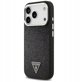 Θήκη Guess Glitter Triangle Logo MagSafe για iPhone 17 Pro μαύρο