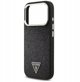 Θήκη Guess Glitter Triangle Logo MagSafe για iPhone 17 Pro μαύρο