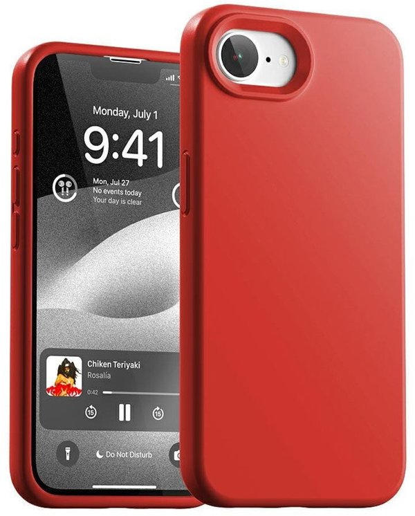 Θήκη Mercury Silicone για iPhone 16e κόκκινο