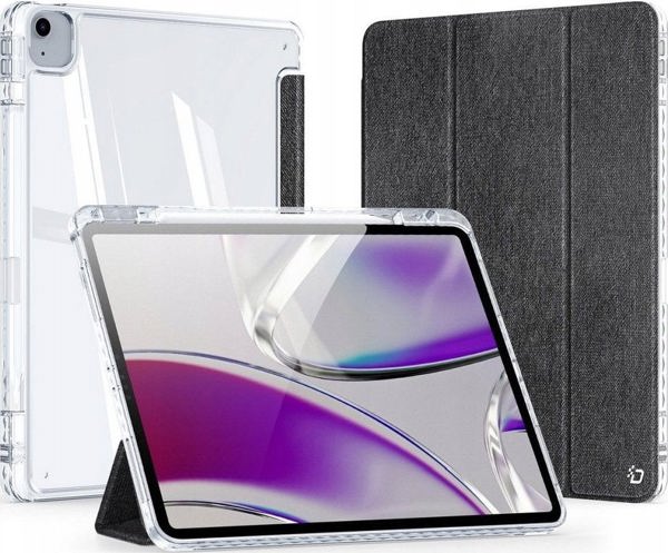 Θήκη για Tablet Dux Ducis DUX DUCIS θήκη UNID αναδιπλούμενη με θέση για στυλό για iPad Air 13 (2024) / Pad Pro 12.9 (2018/2020/2021/2022) μαύρη
