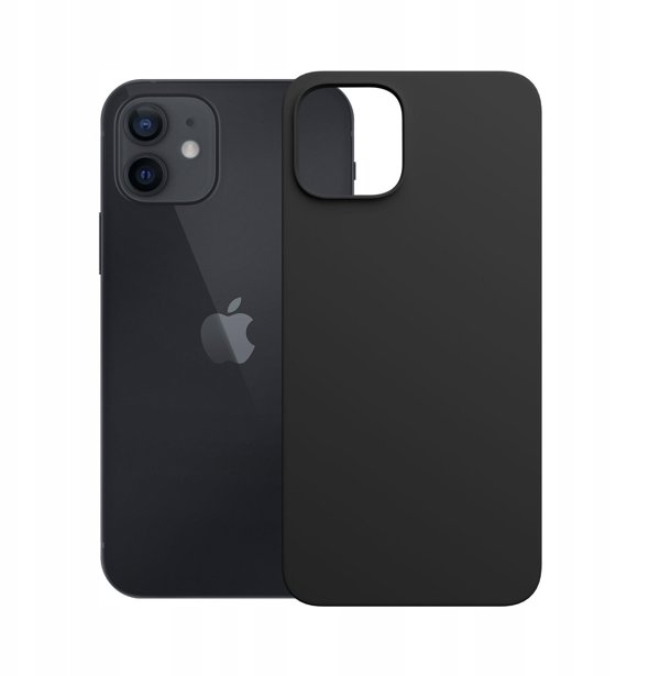 Θήκη 3MK Hardy MagSilicone για Apple iPhone 12 μαύρο