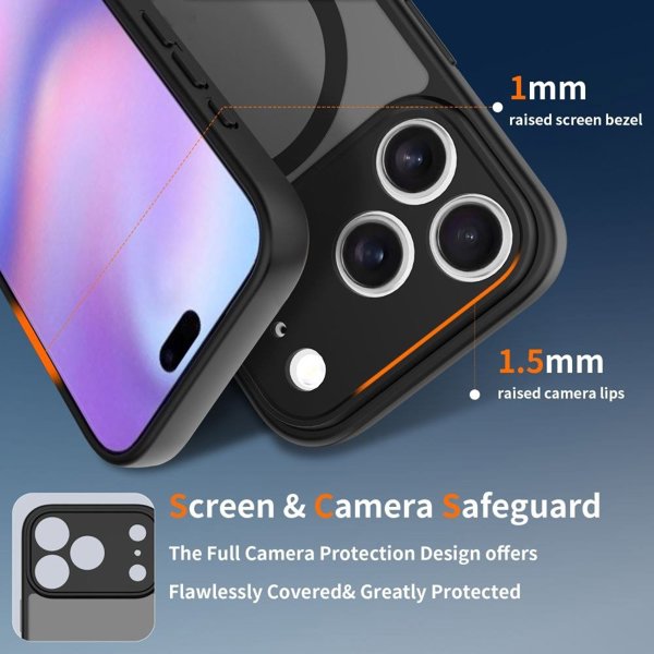 Θήκη Tech-Protect BasicMag MagSafe για Apple iPhone 17 Pro Μαύρο Ματ