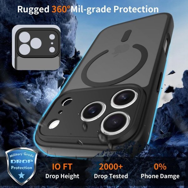 Θήκη Tech-Protect BasicMag MagSafe για Apple iPhone 17 Pro Μαύρο Ματ