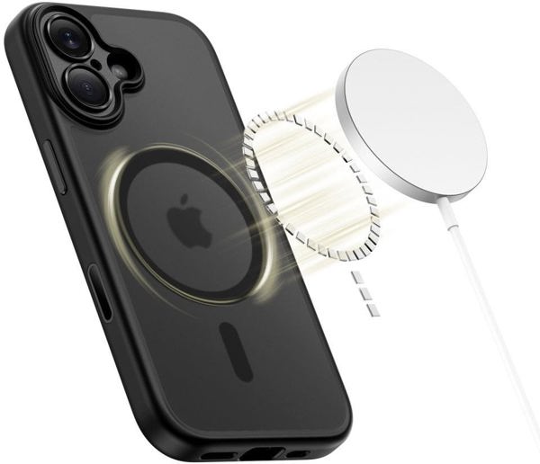 Etui Tech-Protect Magpeak MagSafe CC do Apple iPhone 17 Matte Black