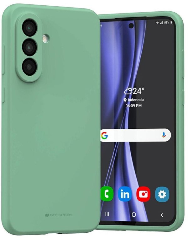 Θήκη Mercury Silicone για Samsung Galaxy A36 πράσινο