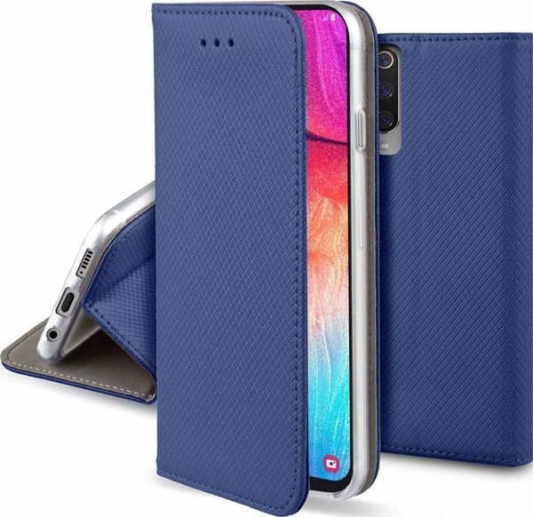 Θήκη XIAOMI REDMI NOTE 9T 5G πορτοφόλι με καπάκι Flip Magnet μπλε
