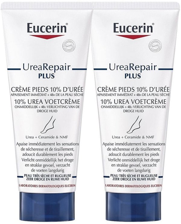 Eucerin UreaRepair Plus Κρέμα ποδιών με 10% ουρία 2x100ml 200ml