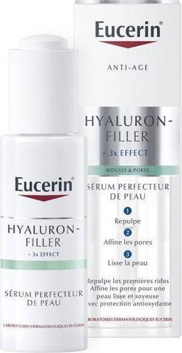 Eucerin Eucerin - Hyaluron-Filler + 3x Effect Serum ελαφρύς ορός καθαρισμού πόρων 30ml