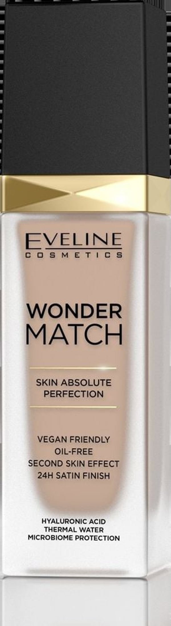 Eveline Wonder Match Foundation, Υγρό Μέικ Απ για Προσαρμογή στην Επιδερμίδα, Νο 15 Natural, 24ωρη Διάρκεια, 30ml