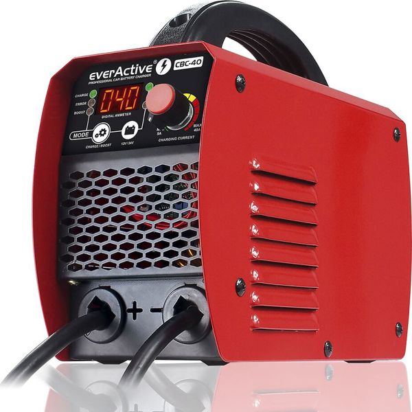 EverActive CBC-40 Φορτιστής & Συντηρητής Μπαταριών 12V/24V, 5-40A, για Gel, AGM & Μολύβδου-Οξέος