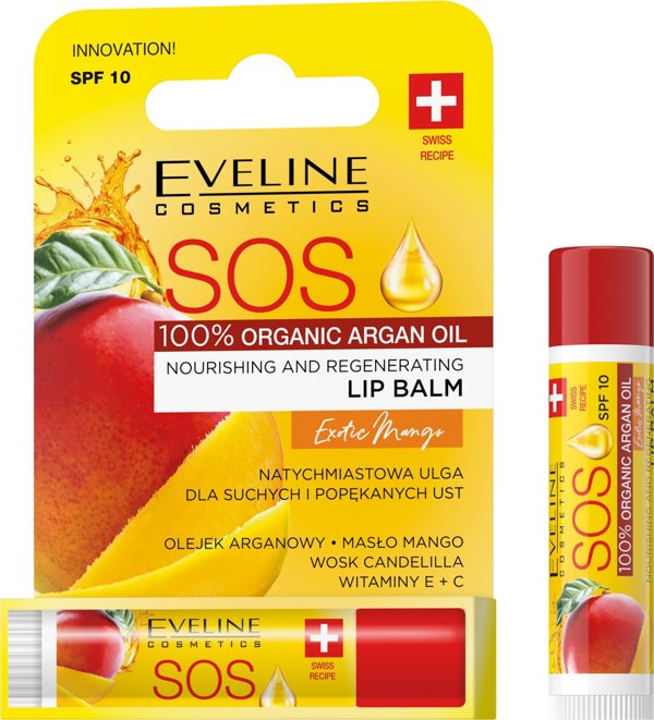 Eveline SOS Προστατευτικό Κραγιόν Exotic Mango