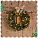 Everlands Winnipeg pine wreath with lights, warm white