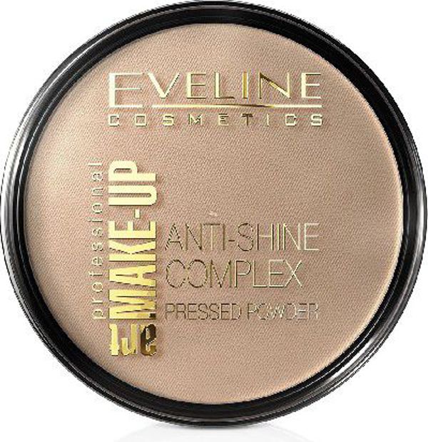 Eveline Art Professional Make-up Πούδρα σε συμπιεσμένη μορφή αρ. 35 golden beige 14g