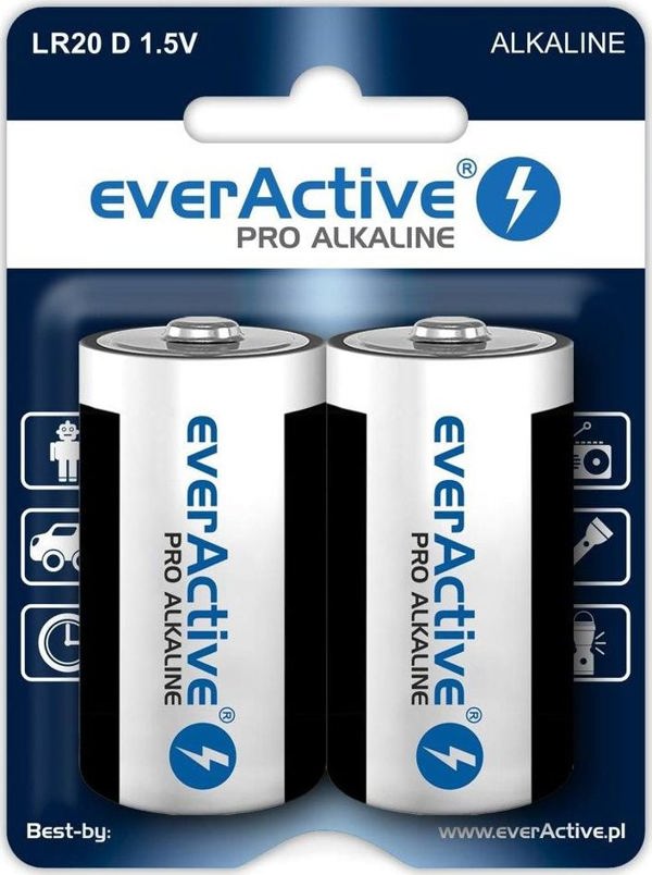 Μπαταρία EverActive D / R20 2 τεμ.