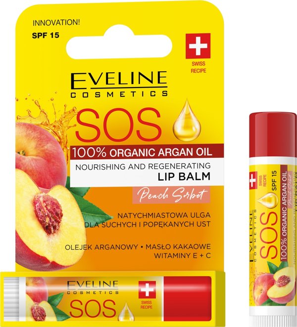 Eveline SOS Προστατευτικό Κραγιόν Peach Sorbet