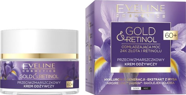 Eveline Gold & Retinol 60+ Αντιρυτιδική Θρεπτική Κρέμα Ημέρας και Νύχτας 50ml