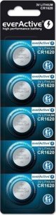 Μπαταρία Λιθίου EverActive CR1620, 3V, 5 Τεμάχια