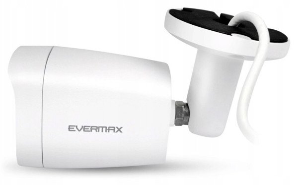 Κάμερα IP EVERMAX EVX-IP8B01-IRW-Ai-W Bullet 8Mpx 2.8mm IR 40m AI IP67 με Μικρόφωνο, Λευκή