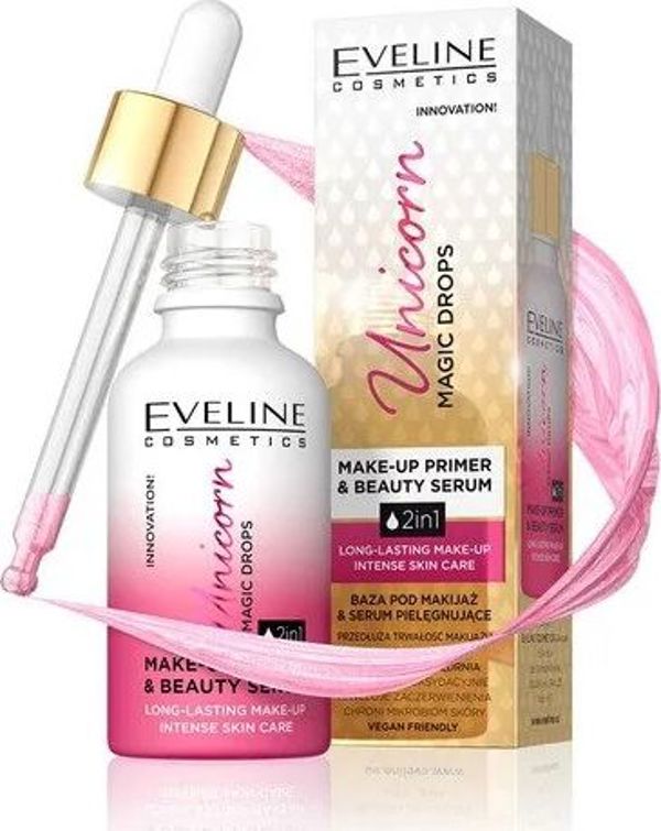 Eveline Unicorn Primer Ορός Βάσης Μακιγιάζ με Ενυδατική και Αντιρυτιδική Δράση