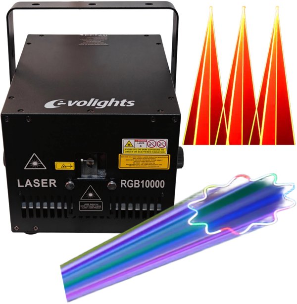 EVOLIGHTS LASER 10W RGB V2 σκηνικά επαγγελματικά