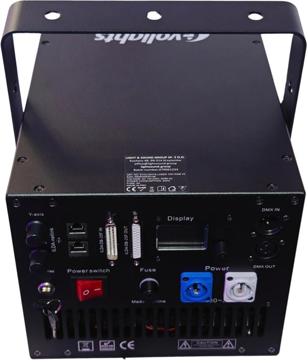 EVOLIGHTS LASER 10W RGB V2 σκηνικά επαγγελματικά