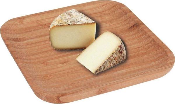 Excellent Houseware Ξύλινο πιάτο BAMBUSOWY τετράγωνος δίσκος πιατέλα 17x17 cm