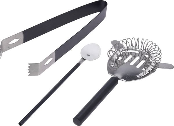 Excellent Houseware Σετ μπαρ για κοκτέιλ σέικερ μεζούρα μπάρμαν