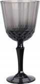 Excellent Houseware Ποτήρι Κρασιού από Γκρι Γυαλί 310ml