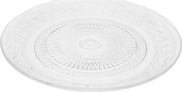 Excellent Houseware Γυάλινο πιατάκι για κέικ, Ø 18 cm