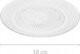 Excellent Houseware Γυάλινο πιατάκι για κέικ, Ø 18 cm