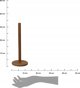 Excellent Houseware Βάση για χαρτί κουζίνας από μπαμπού, Ø 12,5 x 31,5 cm