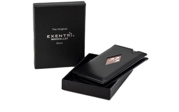Πορτοφόλι Exentri Miniwallet, μαύρο