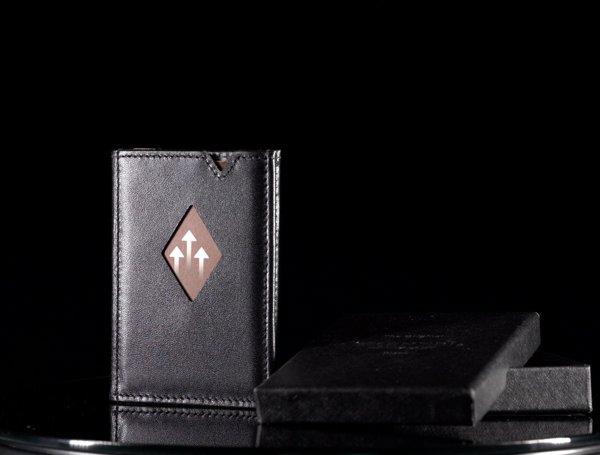 Πορτοφόλι Exentri Miniwallet, μαύρο