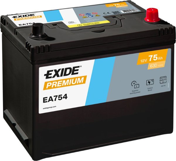 EXIDE Premium EA754 75Ah 630A (EN) 12V μπαταρία