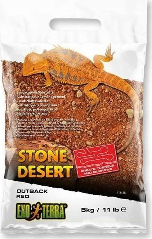 Exo Terra Υπόστρωμα Exo Terra Stone Desert, κόκκινη έρημος, 10kg