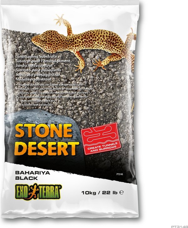 Υπόστρωμα Exo Terra Stone Desert, μαύρη έρημος, 10kg