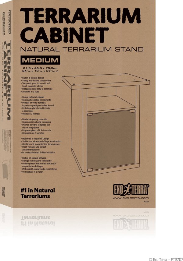 Exo Terra PT2707 Bάση Τερραριουμ 60x45x70cm Μαύρη