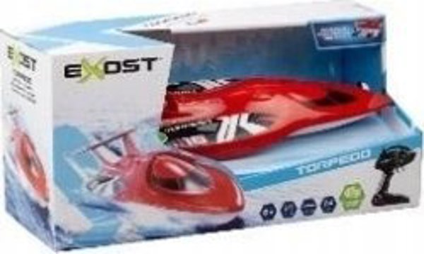 Exost SILVERLIT EXOST Τηλεκατευθυνόμενο σκάφος Torpedo, κόκκινο, κλίμακα 1:18