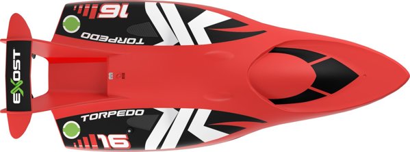 Exost SILVERLIT EXOST Τηλεκατευθυνόμενο σκάφος Torpedo, κόκκινο, κλίμακα 1:18