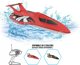 Exost SILVERLIT EXOST Τηλεκατευθυνόμενο σκάφος Torpedo, κόκκινο, κλίμακα 1:18