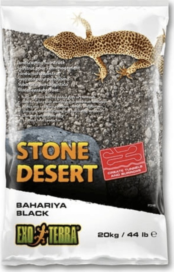 Exo Terra Stone Desert Υπόστρωμα Ερπετών, Μαύρο, 5kg