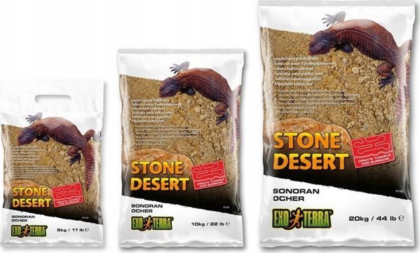 Exo Terra Stone Desert Υπόστρωμα Ερπετών, Χρώμα Όχρα, 20kg