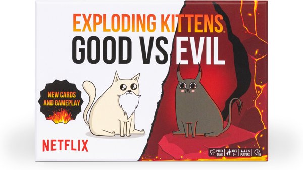 Exploding Kittens Good vs Evil Nordic card game