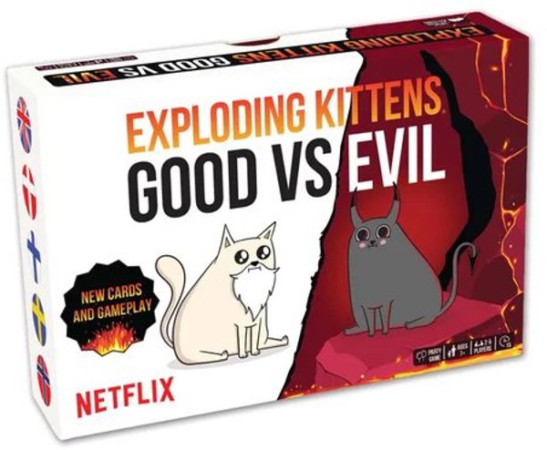Exploding Kittens Good vs Evil Nordic card game