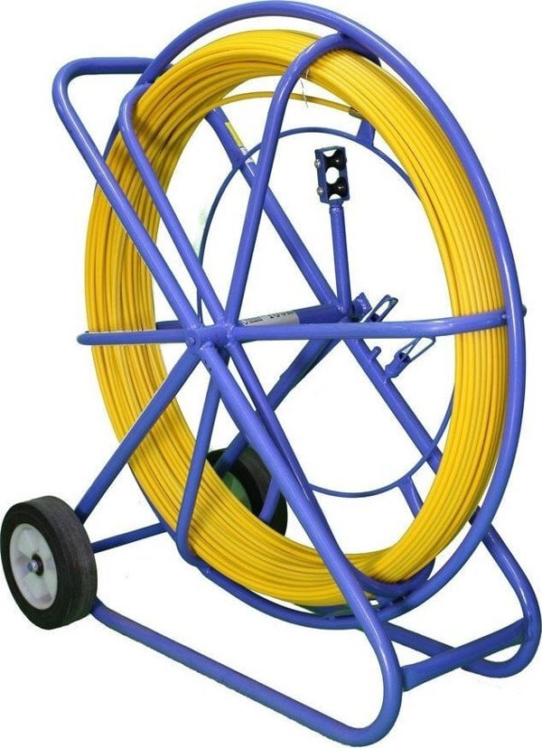 ExtraLink Ράβδος έλξης καλωδίων 10mm 150m με οδηγό από ίνες γυαλιού κίτρινη