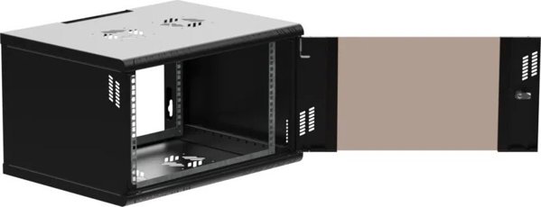 ExtraLink EXTRALINK PREMIUM 6U 600X450 WALL-MOUNTED RACKMOUNT CABINET BLACK