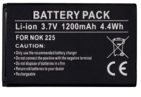 Nokia BL-4UL Μπαταρία για Nokia Asha 225 - Γνήσια Ψηφιακή Μπαταρία